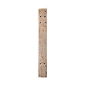 Appendiabiti asse grezza da parete 2 posti 24X200