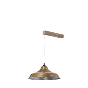 Lampada a sospensione in metallo colore gold D37X15h