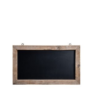 Lavagna con cornice assi grezze 70X40