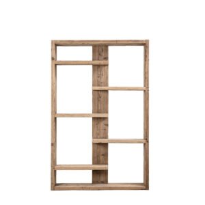 Scaffale assi grezze 5 ripiani 130x23x200h