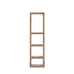 Mobile da muro assi grezze a 4 scomparti 44x24x165h