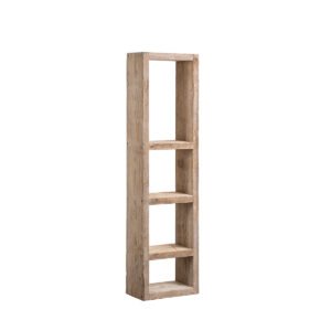 Mobile da muro assi grezze a 4 scomparti 44x24x165h - immagine 2