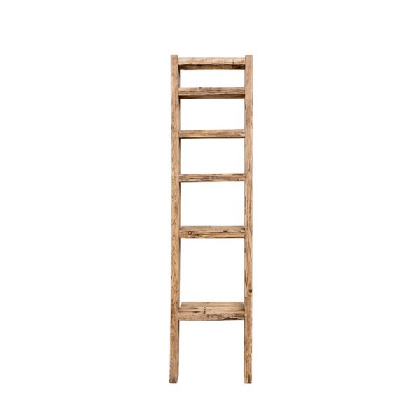 Scaffale assi grezze 6 ripiani inclinato 48x52x195