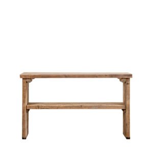 Consolle assi grezze 140x40x80h
