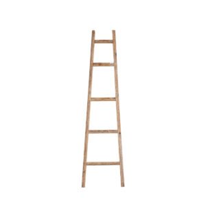 Scala espositiva assi grezze a 6 pioli 57x5x220h