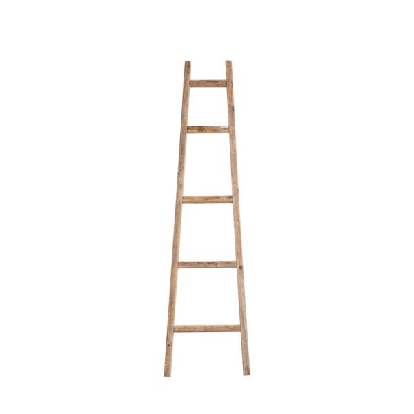 Scala espositiva assi grezze a 6 pioli 57x5x220h