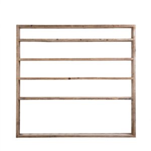 Scaffale assi grezze 6 ripiani 255X24X210h