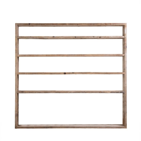 Scaffale assi grezze 6 ripiani 255X24X210h