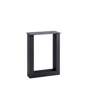Cavalletto per panca in ferro nero30x15x40h