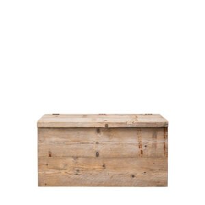 Cassa con coperchio assi grezze 100X50X50H