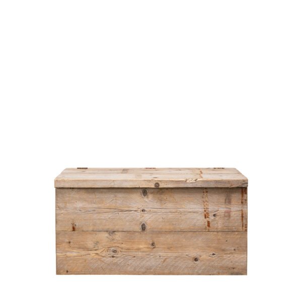 Cassa con coperchio assi grezze 100X50X50H