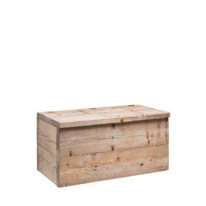 Cassa con coperchio assi grezze 100X50X50H - Image 2