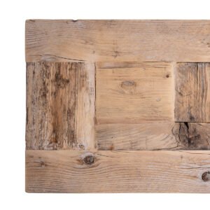 Panca assi grezze Mix gamba in ferro nero 200x38x45h - Image 3