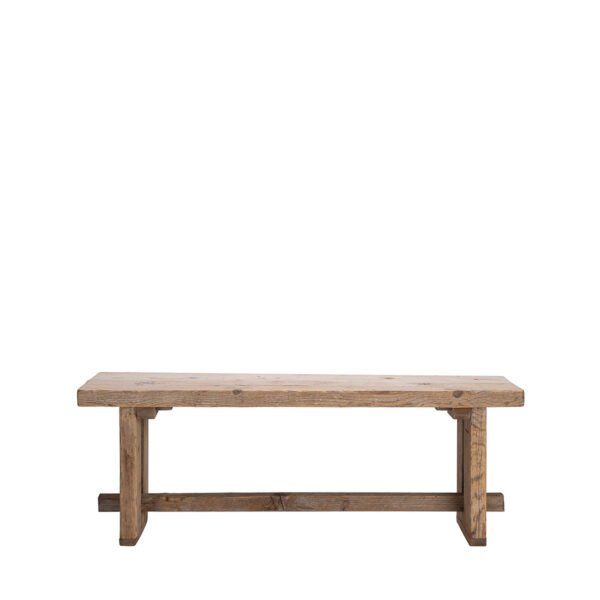 Panca assi grezze con trave 120x35x43h