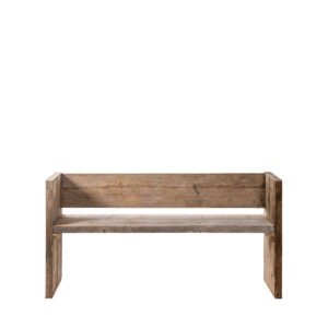 Panca assi grezze con schienale 150x47x75h