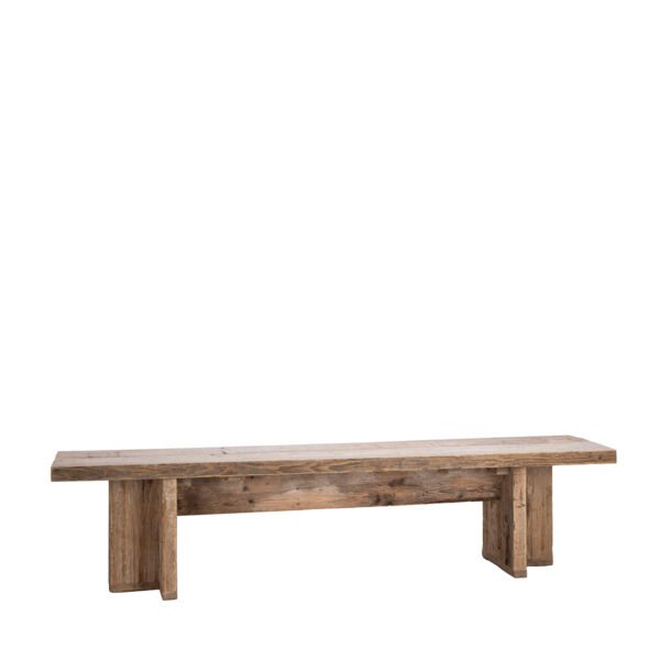 Panca assi grezze gamba T 180x38x43h