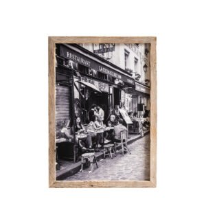 Quadro cornice assi grezze, aperitivo 70X100