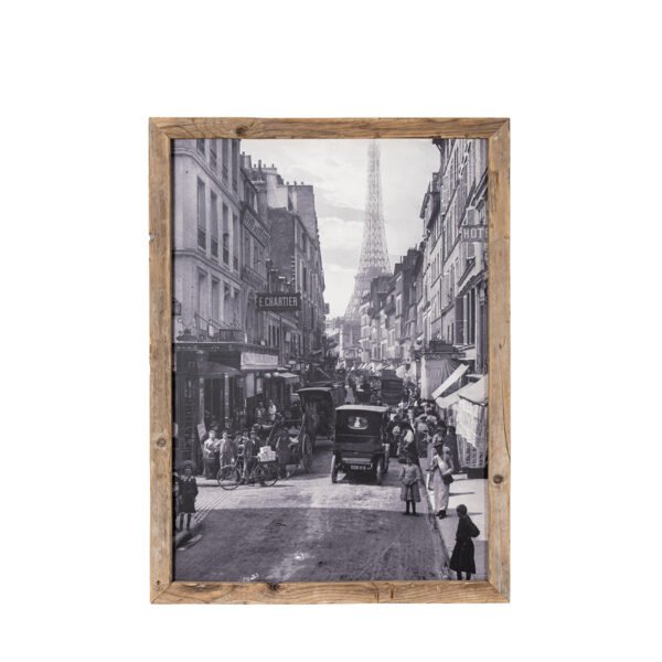 Quadro cornice assi grezze, Parigi 70X100