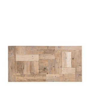 Tavolo assi grezze Mix cavalletti in ferro antracite 210x100x75h - Image 3