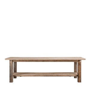 Bancone in assi grezze con ripiano 300x100x90h