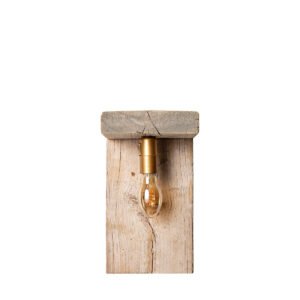 Lampada da muro assi grezze 20x20x25h