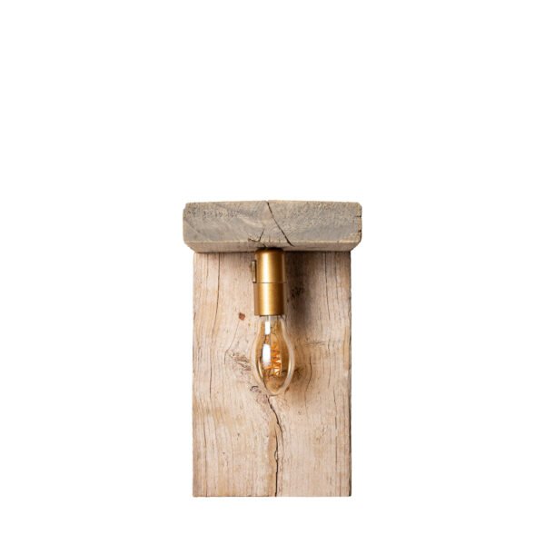 Lampada da muro assi grezze 20x20x25h