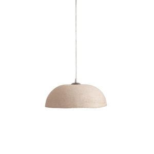Lampadario a sospensione in gres naturale D45x18h