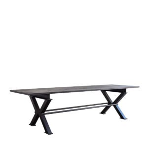 Tavolo in ferro colore antracite 300x95x75H