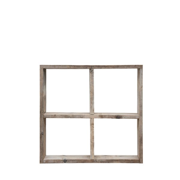 Mobile assi grezze 4 scomparti 120x25x125h