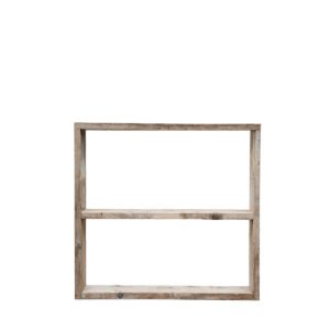 Mobile in assi grezze a 3 ripiani 120X25X130h