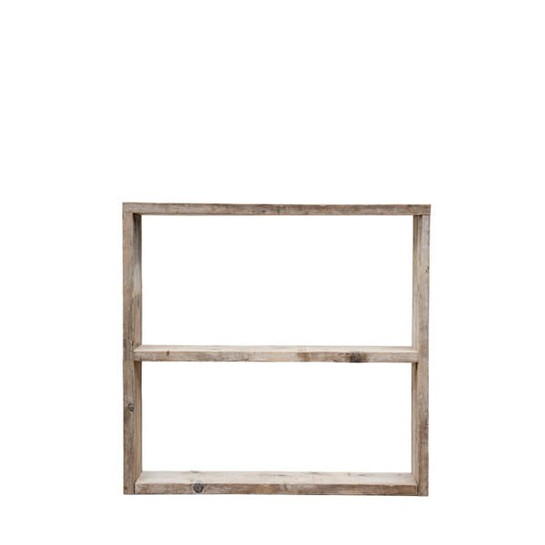 Mobile in assi grezze a 3 ripiani 120X25X130h