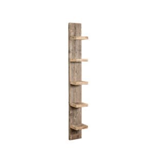 Libreria in assi grezze a 5 ripriani 24x25x210H - Image 2
