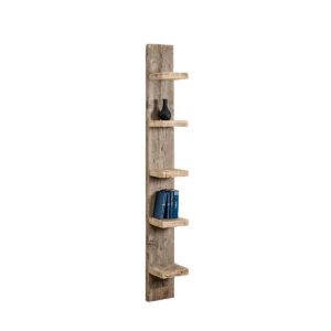 Libreria in assi grezze a 5 ripriani 24x25x210H - Image 3