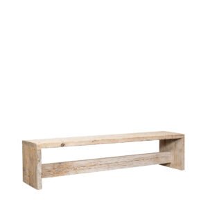 Panca in assi grezze gambe laterali 145x42x43H - Image 2