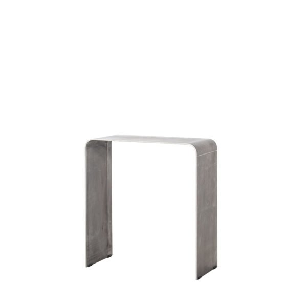 Comodino moderno in metallo piegato 20x45x48H